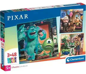 Clementoni 25065 Puzzle Disney Pixar 3x48 dílků / od 5 let