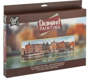 CRAFT ID Diamantové malování Amsterdam 75x25cm
