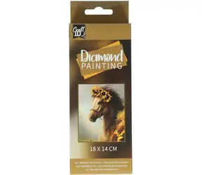 CRAFT ID Diamantové malování Kůň 14x18cm