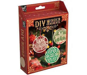 CRAFT ID Dřevěné vánoční ozdoby DIY