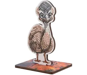 CRYSTAL ART Diamantové malování Na zemi: Emu