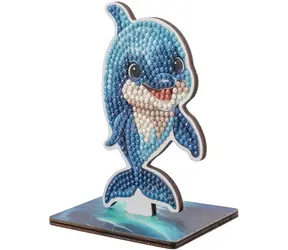 CRYSTAL ART Diamantové malování Oceán: Delfín