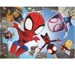 Clementoni 23777 Puzzle Spidey a jeho přátelé: Ve vzduchu MAXI 104 dílků / od 4 let