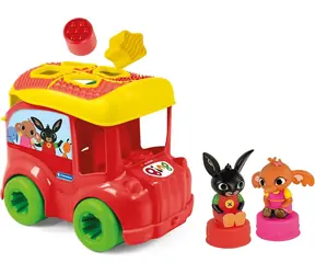 Clementoni Soft Clemmy Vkládací senzorický autobus Bing s 8 kostkami / od 18 měsíců