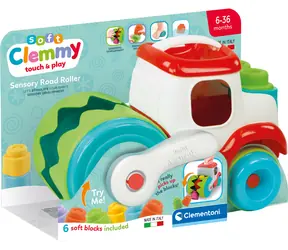 Clementoni Soft Clemmy Vkládací senzorický nakladač s kostkami / od 6 měsíců