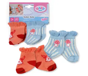 Zapf Creation BABY born Ponožky pastelové (2 páry) / 2 druhy / 43 cm / od 3 let