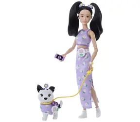 Mattel Barbie panenka styl pro dva - Květiny / od 3 let