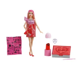 Mattel Barbie party reveal Barbie Glam party - červená / od 3 let