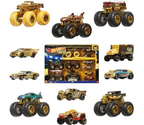 Mattel HW MONSTER TRUCKS BIGFOOT 50. VÝROČÍ SET ANGLIČÁKŮ & TRUCKŮ / od 3 let