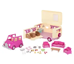 Li'l Woodzeez Sada na kempování Pink Happy Camper / od 3 let