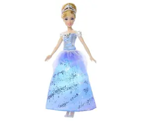 Mattel Disney Princess panenka Popelka se světly a zvuky / od 3 let