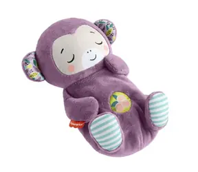 Mattel Fisher Price mazlivá a uklidňující opička fialová / od narození