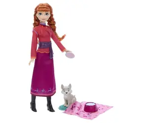 Mattel Frozen panenka - Anna s polárním vlčetem / od 3 let