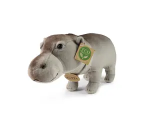 RAPPA Plyšový hroch 32 cm / ECO-FRIENDLY / od 0 měsíců