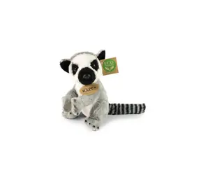 RAPPA Plyšový lemur sedící 15 cm / ECO-FRIENDLY / od 0 měsíců