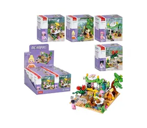 Sluban Metropolis M38-B1373B Botanická zahrada Dáma s telefonem / 73 dílků / od 6 let