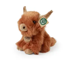 RAPPA Plyšový skotský náhorní skot 20 cm / ECO-FRIENDLY / od 0 měsíců