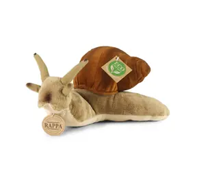 RAPPA Plyšový šnek/hlemýžď 24 cm / ECO-FRIENDLY / od 0 měsíců