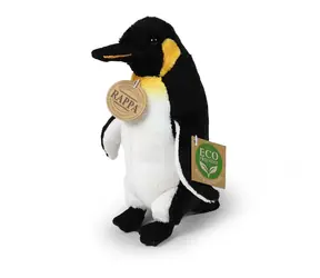 RAPPA Plyšový tučňák 18 cm / ECO-FRIENDLY / od 0 měsíců