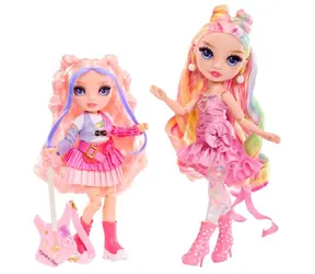 MGA Rainbow High Junior Fashion panenka v rockové kapele - Bella / od 4 let