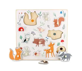 Vilac Lesní zvířátka puzzle s úchytem od Sarah Betz / od 18 měsíců