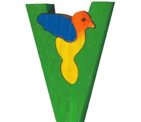 Fauna Abeceda písmeno V ptáček / od 3 let