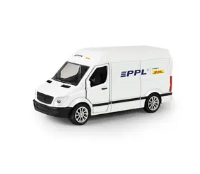 RAPPA 255777 Kovové auto PPL s otevíracími dveřmi 12 cm / od 3 let