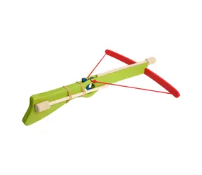 Fauna dřevěná kuše malá zelená / od 4 let