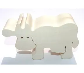 Fauna Dřevěné zvířátko kráva