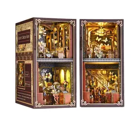 2Kids Toys 3D skládačka Zarážka na knihy Miniatura domečku Dům sběratele motýlů