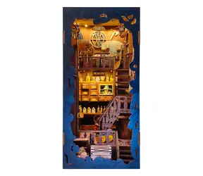 2Kids Toys 3D skládačka Zarážka na knihy Miniatura domečku Magická knihovna