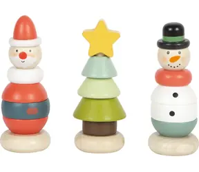 small foot Dřevěná vánoční nasazovací figurka 1 ks