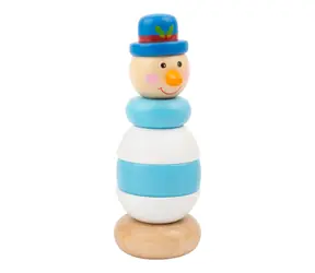 Small Foot Vánoční nasazovací figurka 1 ks sněhulák