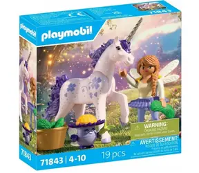 Playmobil® Magic 71843 Sběratelský jednorožec Šťastná levandule s vílou / Počet dílků: 19 / od 4 let