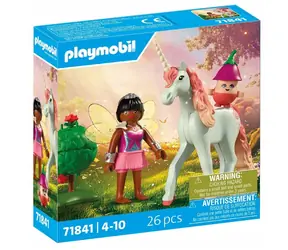 Playmobil® Magic 71841 Sběratelský jednorožec Nebeská růže s vílou / Počet dílků: 26 / od 4 let