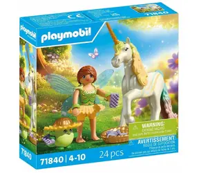 Playmobil® Magic 71840 Sběratelský jednorožec Duhová květina s vílou / Počet dílků: 24 / od 4 let