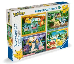 Ravensburger 120042860 puzzle Pokémon / 4x100 dílků / od 5 let 