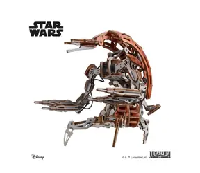 Ugears 3D dřevěná mechanická skládačka Star Wars Droideka