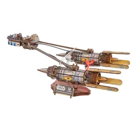 Ugears 3D dřevěná mechanická skládačka Star Wars Závodní kluzák Anakin Skywalker