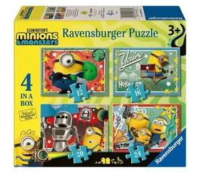 Ravensburger 120043485 Mimoni 3 Puzzle 4 v 1 / od 3 let