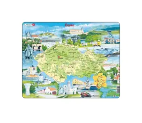 DINO PuzzleČeská republika památky / 78 dílků / od 4 let