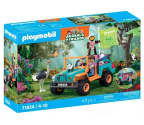 Playmobil® Animals & Friends 71854 Barevné terénní auto / Počet dílků: 49 / od 4 let