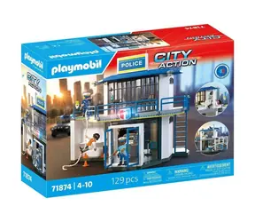 Playmobil® City Action 71874 Policejní služebna s vyšetřovatelnou / Počet dílků: 129 / od 4 let