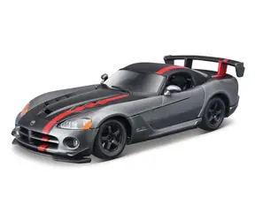 Bburago Dodge Viper SRT 10 ACR šedá metalíza-matná černá 1:24 / od 3 let