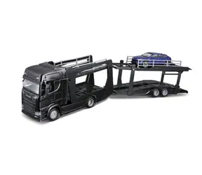 Bburago STREET FIRE Kamion s návěsem Multicar Carrier Scania 770S + Lamborghini Urus 1:43 / od 3 let