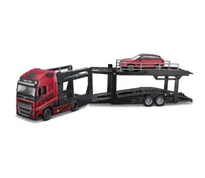 Bburago STREET FIRE Kamion s návěsem Multicar Carrier Volvo FH16 + Land Rover LRX Concept 1:43 / od 3 let