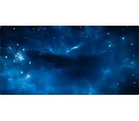 TLAMA games Herní podložka (playmat) 120 x 90 cm (4'x3') - různé motivy (neoprenová, obšitá, playmat) Space (vesmír)
