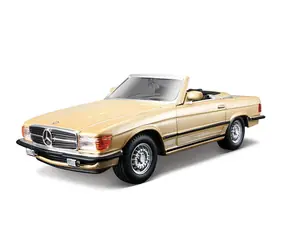 Bburago Mercedes - Benz 450 SL (1977) zlatá metalíza 1:32 / od 3 let