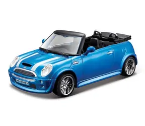 Bburago MINI COOPER S Cabriolet modrá metalíza 1:32 / od 3 let