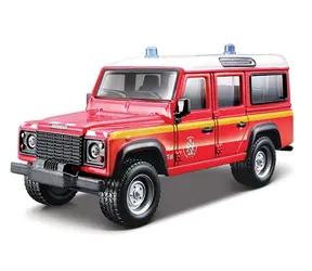 Bburago EMERGENCY Vozidlo záchranné služby - Land Rover Defender 110 / 1:50 / od 3 let